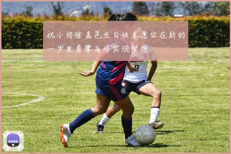 祝小将徐嘉邑生日快乐愿你在新的一岁里勇攀高峰实现梦想